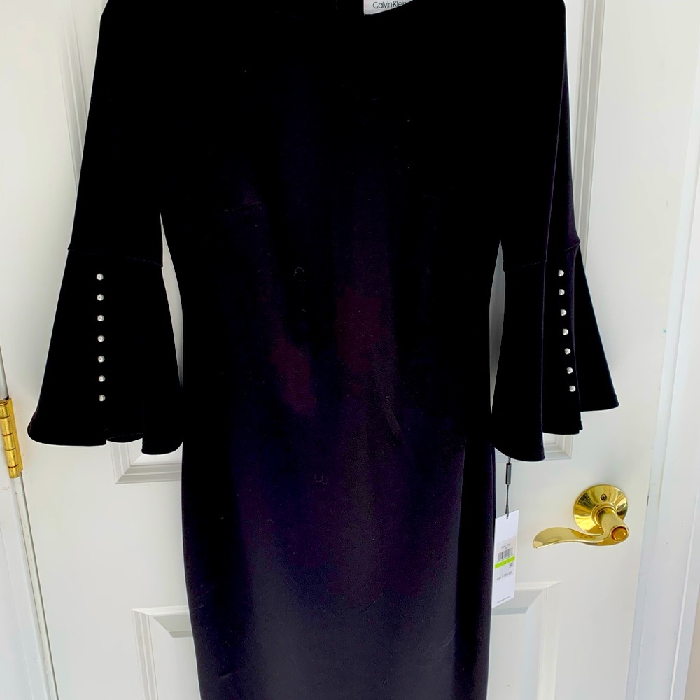 Ladies Black Calvin Klein Dress.  Size 4. $38